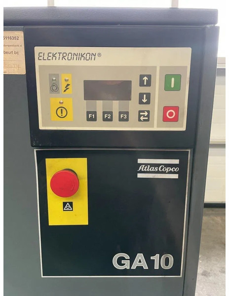 Atlas-Copco GA10 - 11 kW elektrische schroefcompressor - Compresor de aire: foto 5 Atlas-Copco GA10 - 11 kW elektrische schroefcompressor - Compresor de aire: foto 5