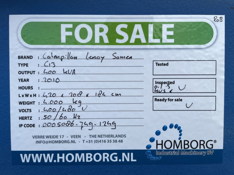 Generador industriale Caterpillar C13 Leroy Somer 400 kVA Silent generatorset: foto 13