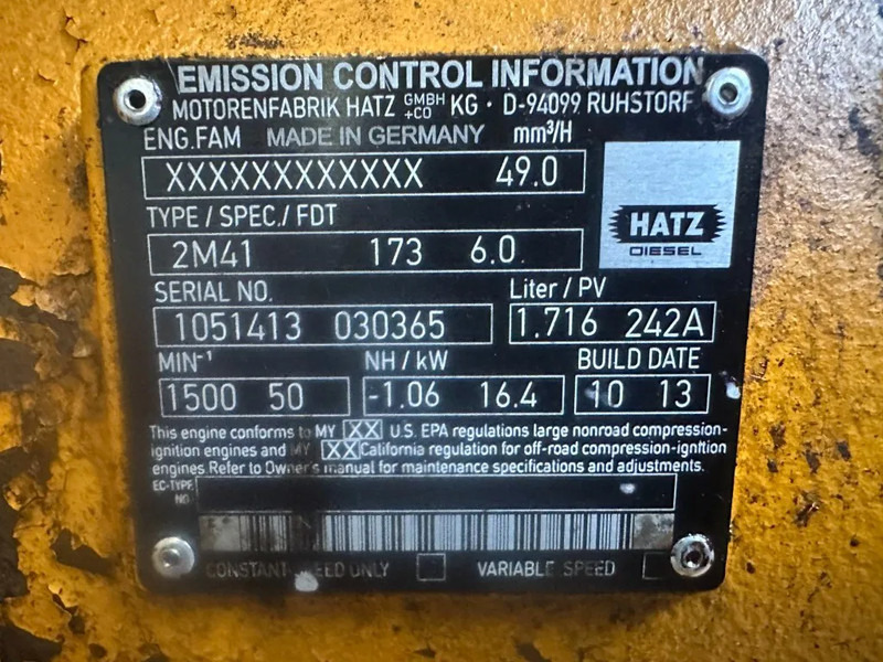 Hatz 2M41 Stamford 20 kVA generatorset - Generador industriale: foto 3 Hatz 2M41 Stamford 20 kVA generatorset - Generador industriale: foto 3