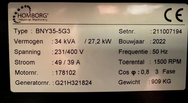 Himoinsa Yanmar Stamford 35 kVA Supersilent Generatorset Nieuw ! - Generador industriale: foto 4 Himoinsa Yanmar Stamford 35 kVA Supersilent Generatorset Nieuw ! - Generador industriale: foto 4