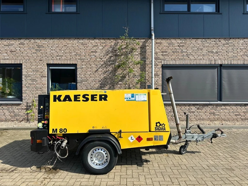 Kaeser M80 Kubota 8.1 m3 / min 7 Bar 55 kW Mobiele Silent Diesel Compressor - Compresor de aire: foto 1 Kaeser M80 Kubota 8.1 m3 / min 7 Bar 55 kW Mobiele Silent Diesel Compressor - Compresor de aire: foto 1