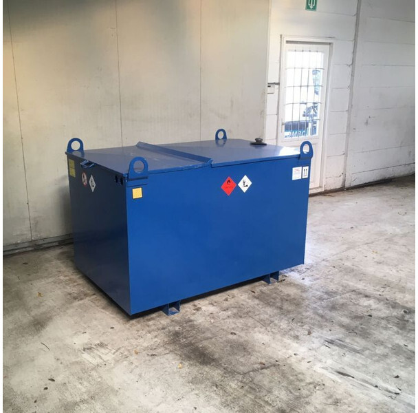 Kiwa IBC Elzinga Machinefabriek 1000 liter IBC Dieseltank met handpomp - Tanque de almacenamiento: foto 4 Kiwa IBC Elzinga Machinefabriek 1000 liter IBC Dieseltank met handpomp - Tanque de almacenamiento: foto 4