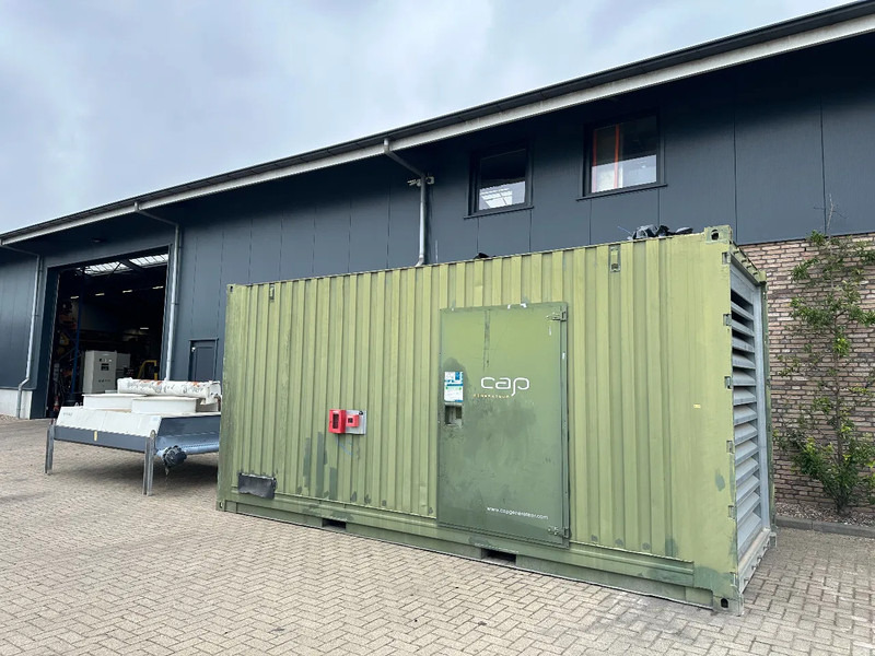 SDMO Detroit Leroy Somer 800 kVA Silent generatorset in 20 ft container 1639 hours ! - Generador industriale: foto 1 SDMO Detroit Leroy Somer 800 kVA Silent generatorset in 20 ft container 1639 hours ! - Generador industriale: foto 1