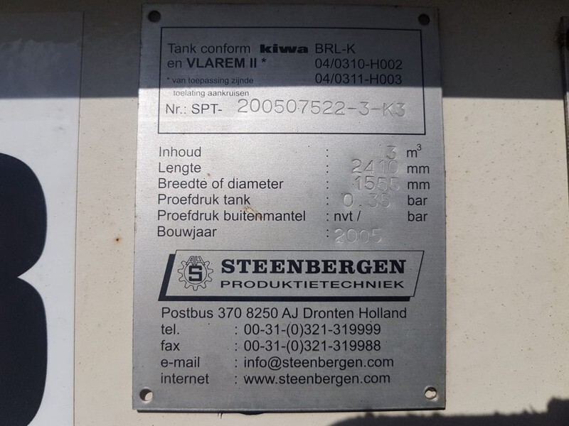 Dieseltank Steenbergen 3000 liter Kiwa IBC Dieseltank - Tanque de almacenamiento: foto 5 Dieseltank Steenbergen 3000 liter Kiwa IBC Dieseltank - Tanque de almacenamiento: foto 5
