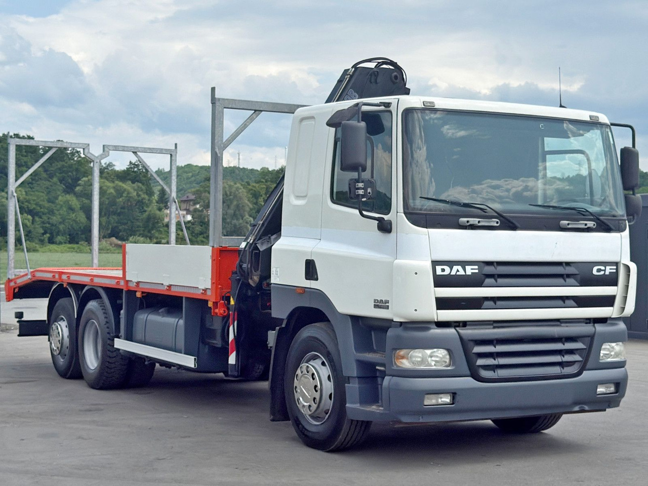 DAF CF 85.380*ABSCHLEPPWAGEN 7,20m+ HIAB 144 B-2 DUO - Grua de remolque autos: foto 4 DAF CF 85.380*ABSCHLEPPWAGEN 7,20m+ HIAB 144 B-2 DUO - Grua de remolque autos: foto 4