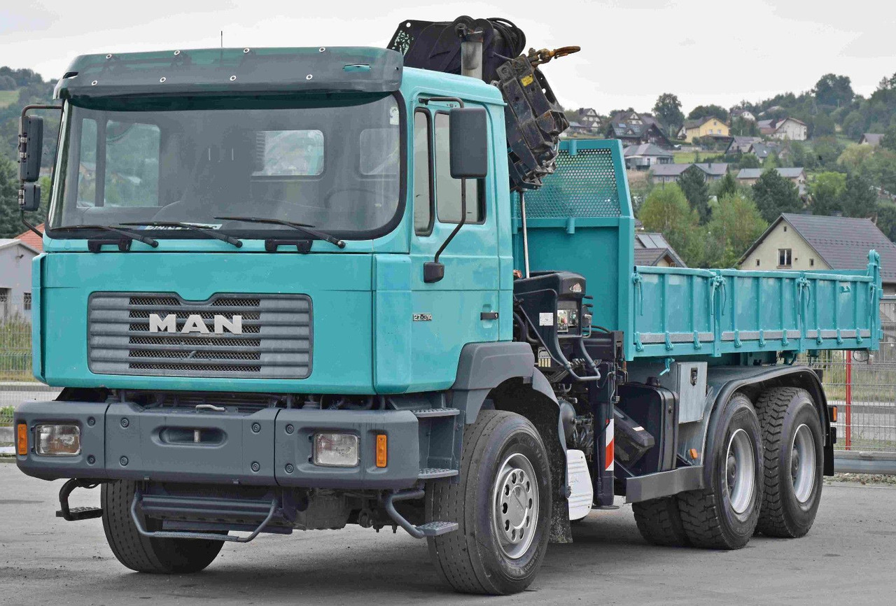 MAN 27-314 * HIAB 220 C - 3 + FUNK * 6x4 - Camión volquete, Camión grúa: foto 3 MAN 27-314 * HIAB 220 C - 3 + FUNK * 6x4 - Camión volquete, Camión grúa: foto 3