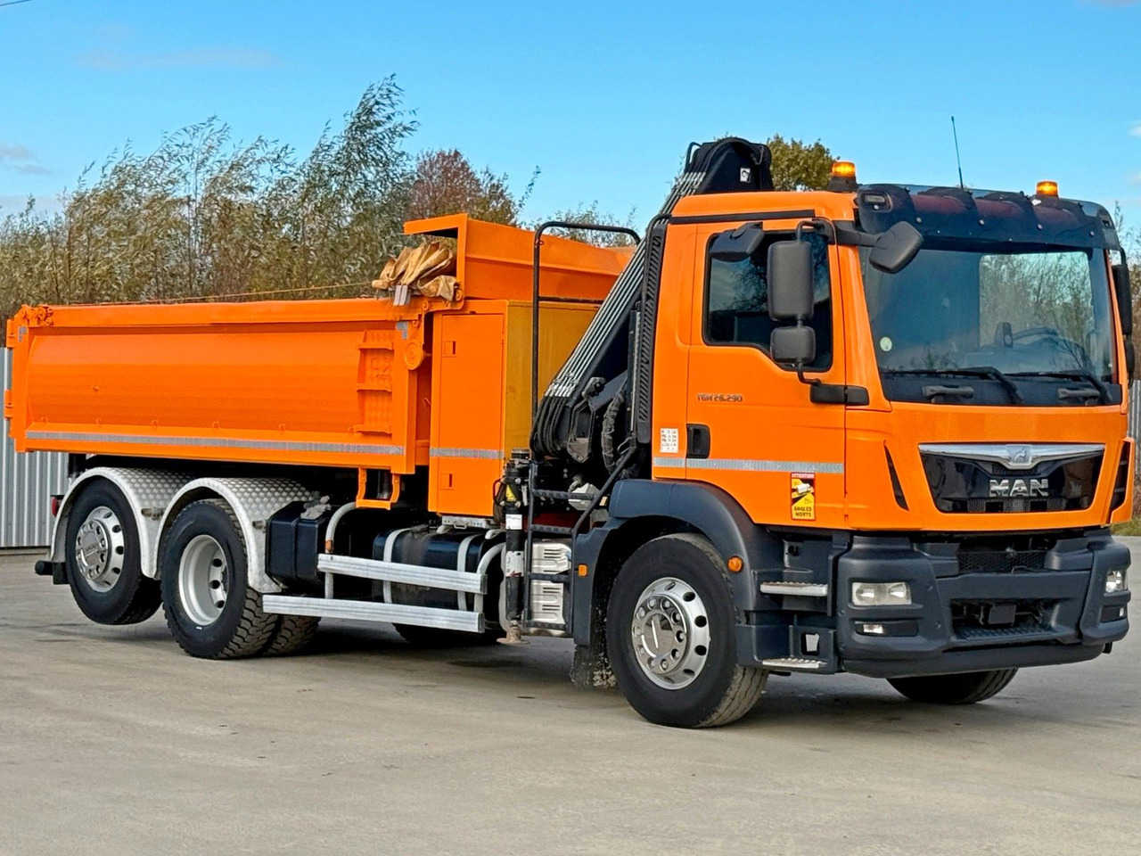 MAN TGM 26.290* KIPPER 4,60m*HIAB 111 B-3 HIDUO/FUNK - Camión grúa: foto 3 MAN TGM 26.290* KIPPER 4,60m*HIAB 111 B-3 HIDUO/FUNK - Camión grúa: foto 3