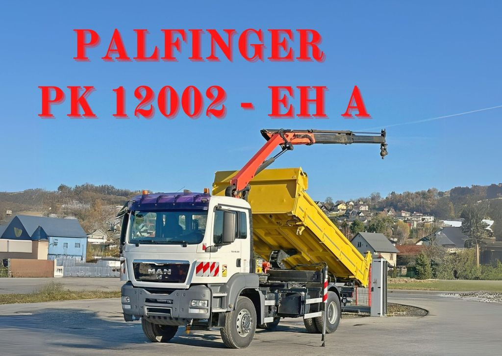 MAN TGS 18.320 * PK 12002 - EH A + FUNK * TOPZUSTAND - Camión grúa, Camión volquete: foto 1 MAN TGS 18.320 * PK 12002 - EH A + FUNK * TOPZUSTAND - Camión grúa, Camión volquete: foto 1