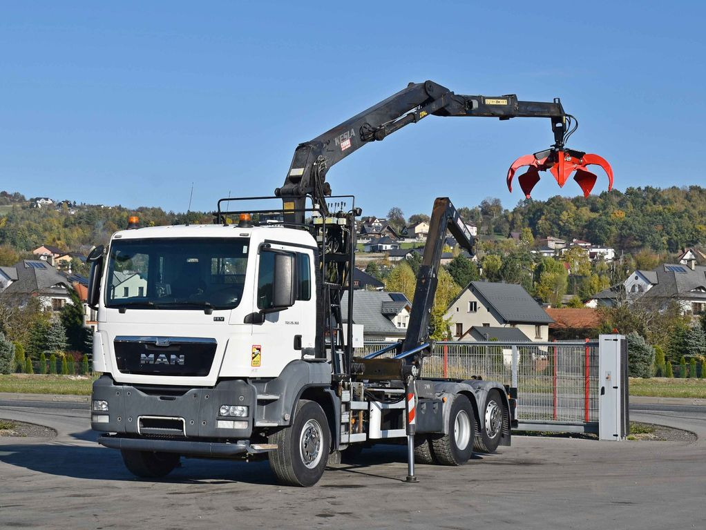 MAN TGS 26.360 Abrollkipper* KESLA 2114 Z * TOP MAN TGS 26.360 Abrollkipper* KESLA 2114 Z * TOP - Camión multibasculante, Camión grúa: foto 2 MAN TGS 26.360 Abrollkipper* KESLA 2114 Z * TOP MAN TGS 26.360 Abrollkipper* KESLA 2114 Z * TOP - Camión multibasculante, Camión grúa: foto 2