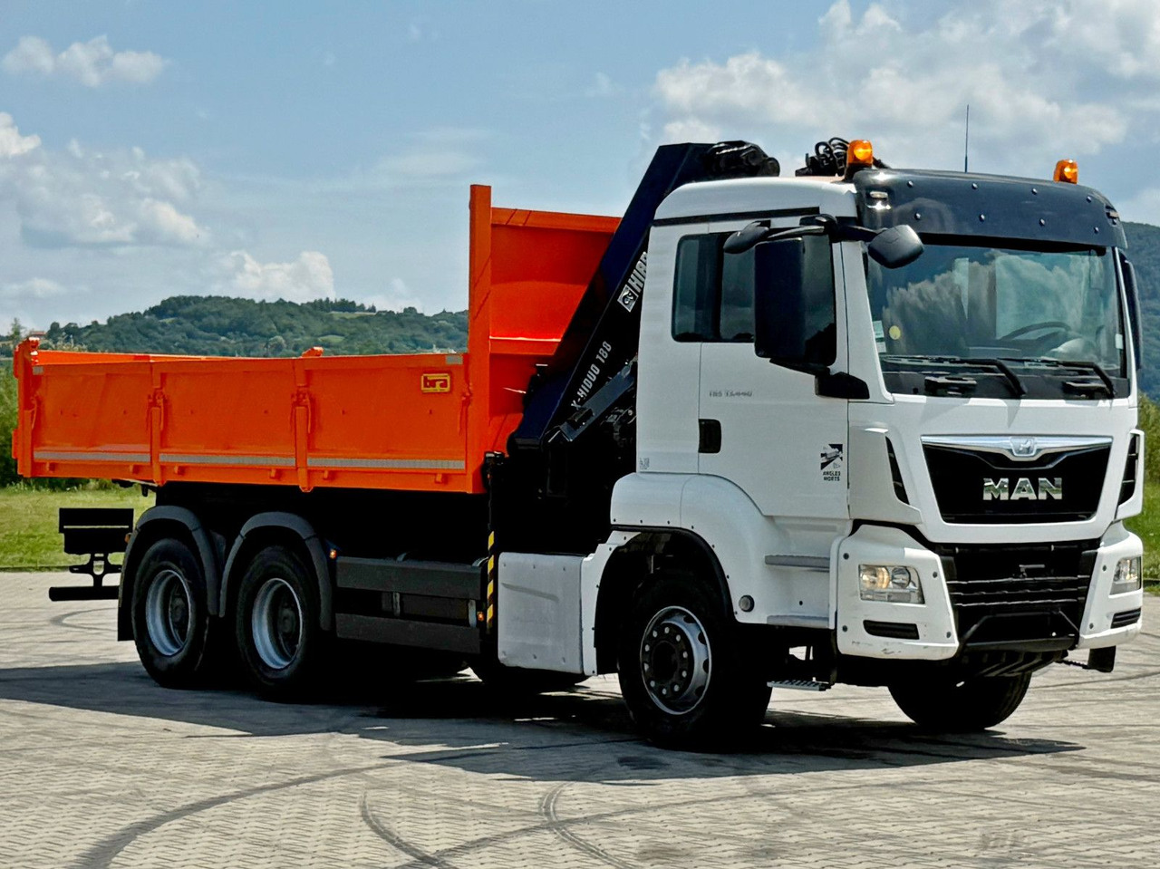 MAN TGS 33.440 * HIAB X-HIDUO 188 E-5 + FUNK * 6x4 - Camión volquete, Camión grúa: foto 3 MAN TGS 33.440 * HIAB X-HIDUO 188 E-5 + FUNK * 6x4 - Camión volquete, Camión grúa: foto 3