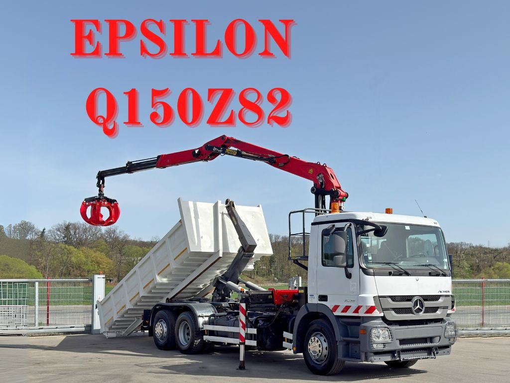 Mercedes-Benz ACTROS 2536 * Abrollkipper + EPSILON Q150Z82 - Camión multibasculante: foto 1 Mercedes-Benz ACTROS 2536 * Abrollkipper + EPSILON Q150Z82 - Camión multibasculante: foto 1