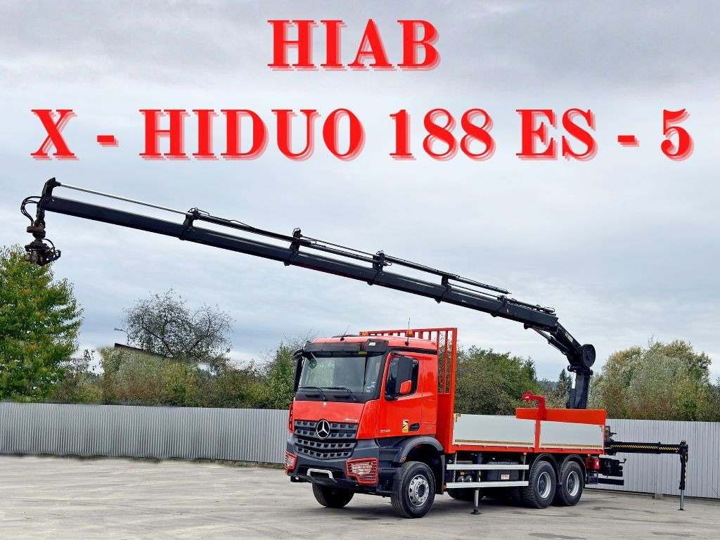 Mercedes-Benz AROCS 2643 *HIAB X-HIDUO 188 ES-5/FUNK * 6x4 - Camión grúa: foto 1 Mercedes-Benz AROCS 2643 *HIAB X-HIDUO 188 ES-5/FUNK * 6x4 - Camión grúa: foto 1