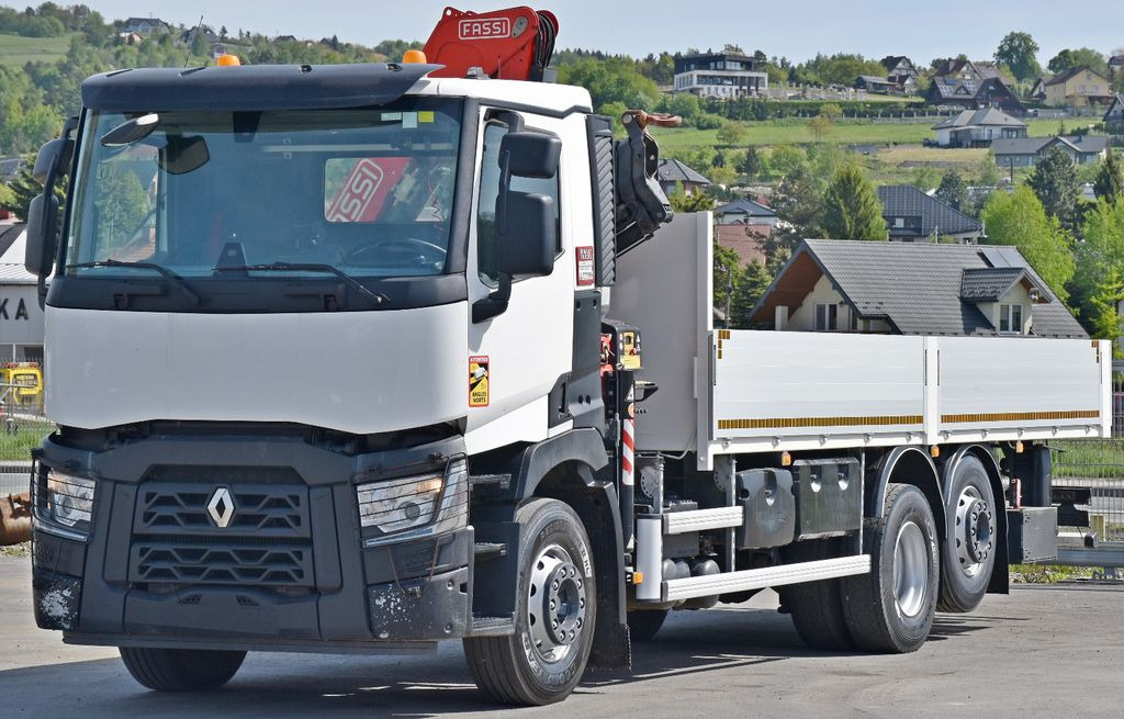 Renault C 380 * PRITSCHE 7,05 m* FASSI F 135C + FUNK - Camión grúa: foto 4 Renault C 380 * PRITSCHE 7,05 m* FASSI F 135C + FUNK - Camión grúa: foto 4