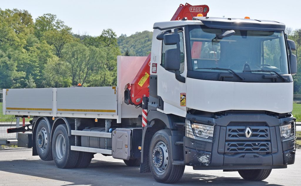 Renault C 380 * PRITSCHE 7,05 m* FASSI F 135C + FUNK - Camión grúa: foto 3 Renault C 380 * PRITSCHE 7,05 m* FASSI F 135C + FUNK - Camión grúa: foto 3