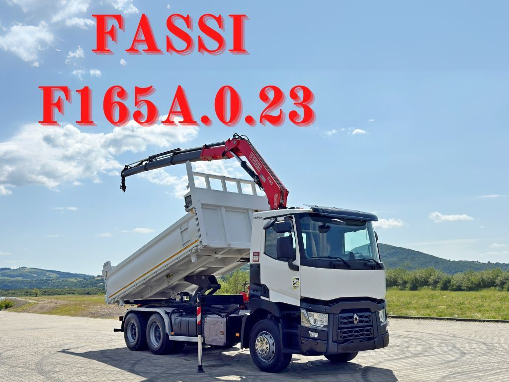 Renault C 430 * FASSI F165A.0.23 + FUNK * 6x4 - Camión grúa: foto 1 Renault C 430 * FASSI F165A.0.23 + FUNK * 6x4 - Camión grúa: foto 1