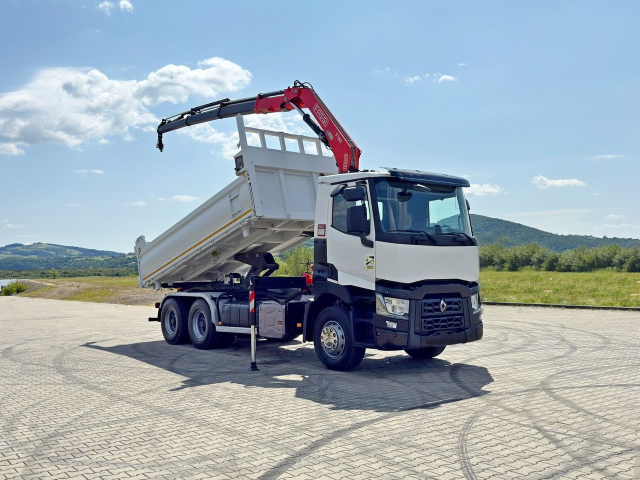 Renault C 430 * FASSI F165A.0.23 + FUNK * 6x4 - Camión volquete, Camión grúa: foto 2 Renault C 430 * FASSI F165A.0.23 + FUNK * 6x4 - Camión volquete, Camión grúa: foto 2