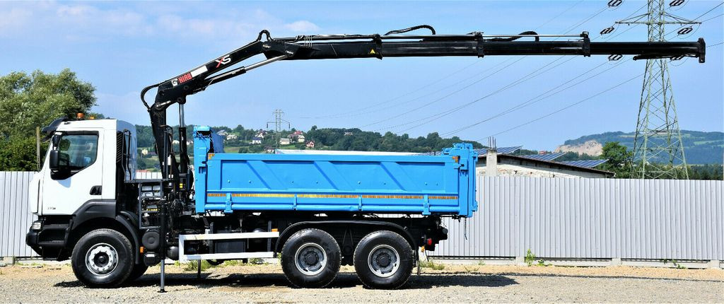 Camión grúa, Camión volquete Renault KERAX 370 DXI* HIAB 122B-3 HIDUO/FUNK * 6x4: foto 6