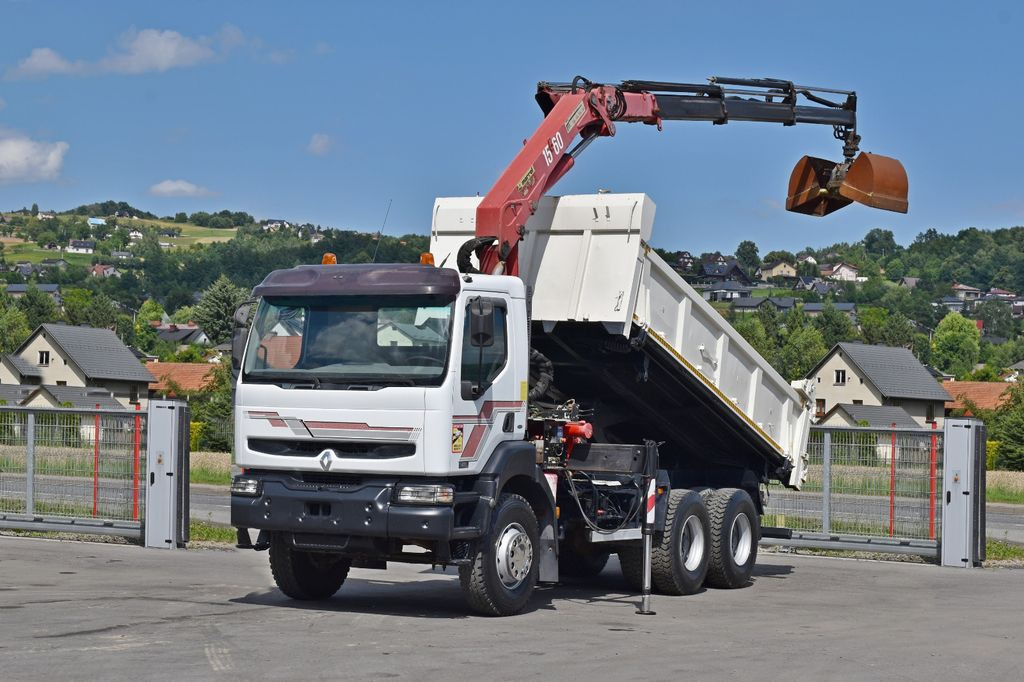 Renault KERAX 420 DXI* HMF 1563 K3 + FUNK/6x4 - Camión volquete: foto 2 Renault KERAX 420 DXI* HMF 1563 K3 + FUNK/6x4 - Camión volquete: foto 2