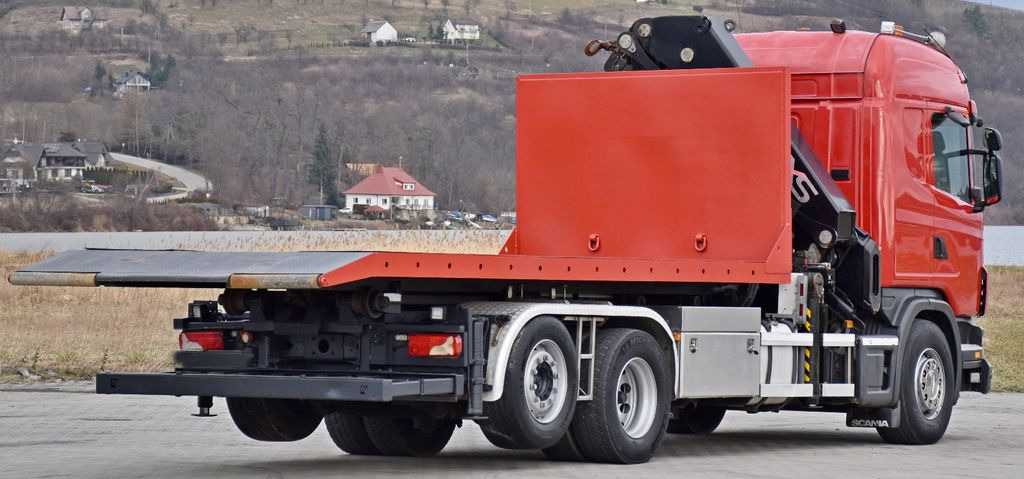 Camión multibasculante, Camión grúa Scania G 400 * Abschleppwagen 6,40m* KRAN + FUNK * TOP: foto 6
