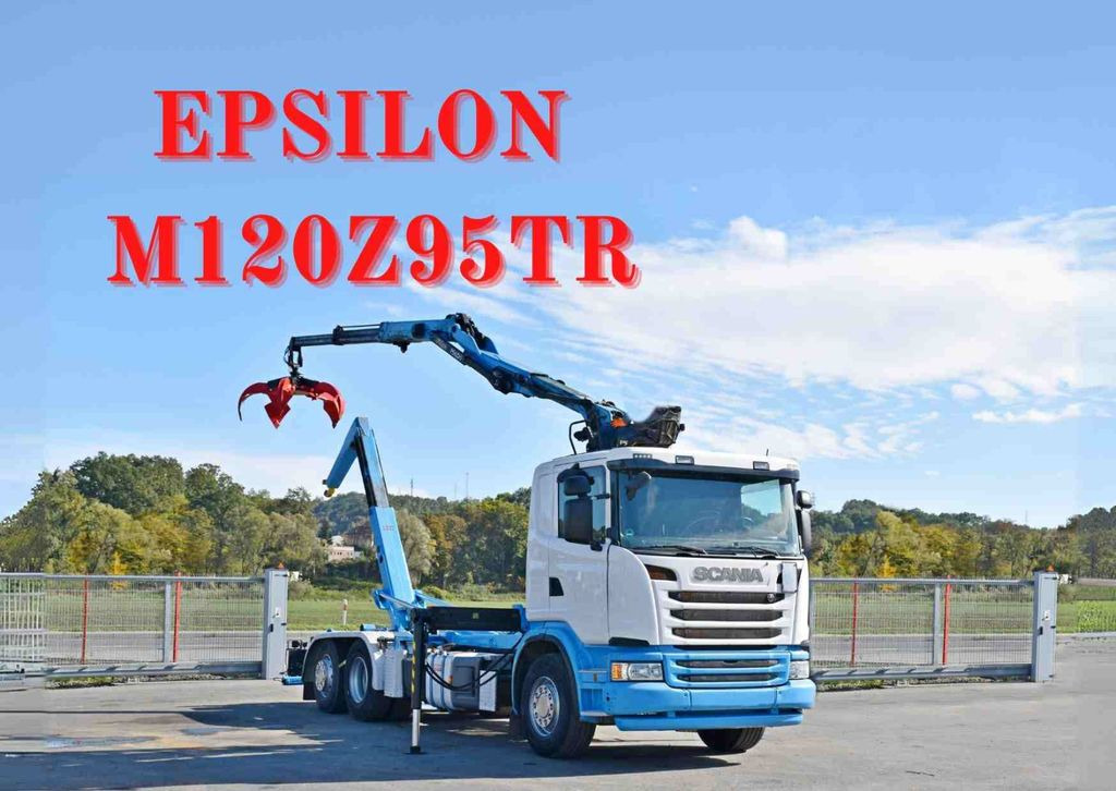 Scania G 440 * Abrollkipper * EPSILON M120Z95TR* TOP Scania G 440 * Abrollkipper * EPSILON M120Z95TR* TOP - Camión multibasculante: foto 1 Scania G 440 * Abrollkipper * EPSILON M120Z95TR* TOP Scania G 440 * Abrollkipper * EPSILON M120Z95TR* TOP - Camión multibasculante: foto 1