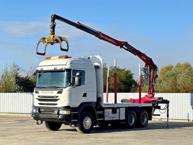 Scania G490* HOLZTRANSPORTER * PENZ 12Z8.70* 6x6 - Camión forestal, Camión grúa: foto 2 Scania G490* HOLZTRANSPORTER * PENZ 12Z8.70* 6x6 - Camión forestal, Camión grúa: foto 2