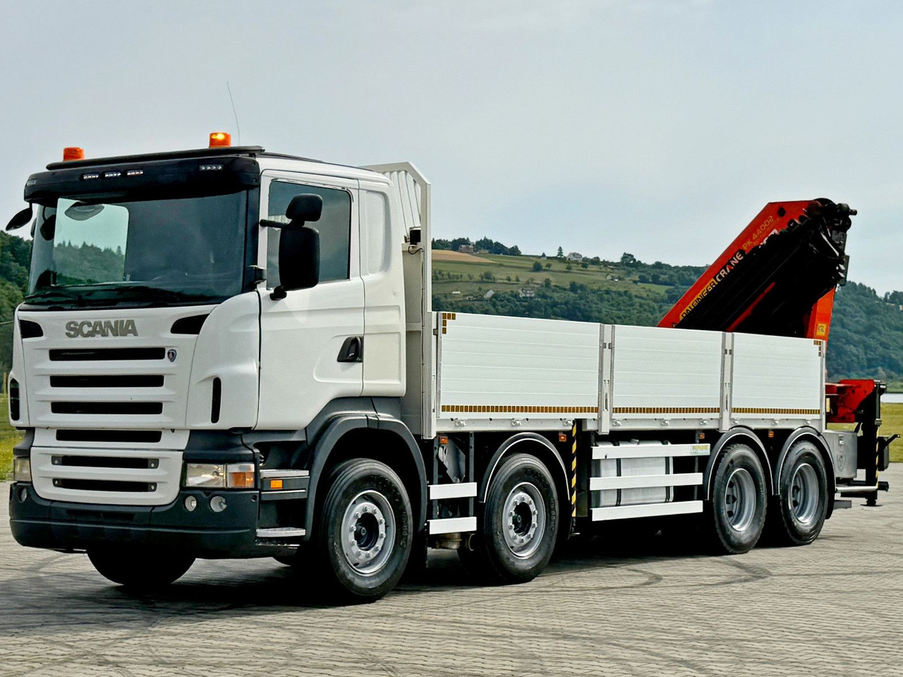 Scania R 420 PRITSCHE 6,47 m * PK 44002/FUNK * 8x4 /TOP - Camión grúa: foto 4 Scania R 420 PRITSCHE 6,47 m * PK 44002/FUNK * 8x4 /TOP - Camión grúa: foto 4