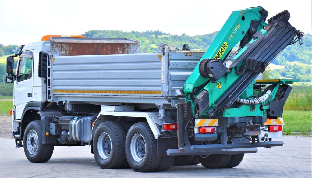 Camión volquete, Camión grúa Volvo FM 440 Kipper 4,80m + PK 17000D/6x4 * TOPZUSTAND: foto 7