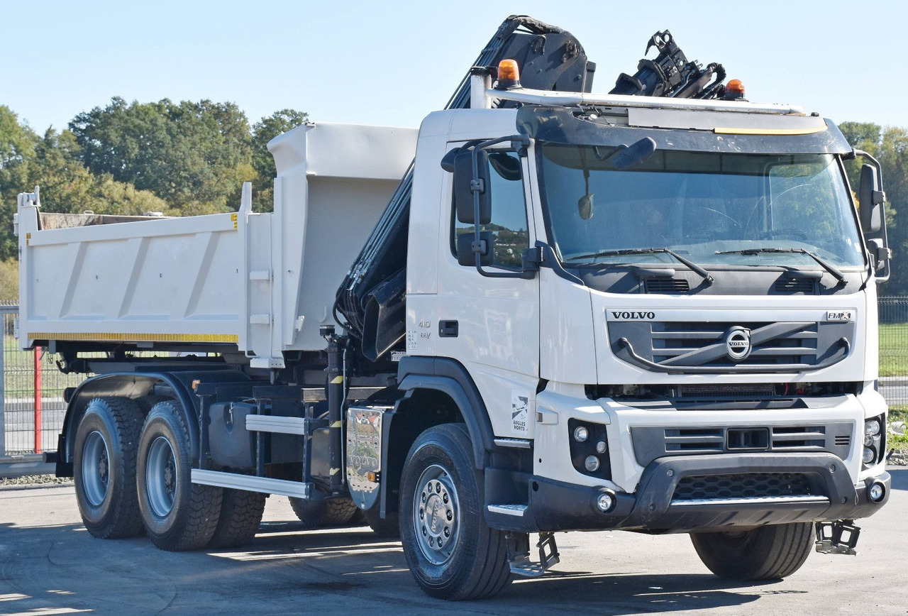 Volvo FMX 410 Kipper 5,20m*HIAB 122 D-4 HIDUO/FUNK*6x4 - Camión grúa: foto 4 Volvo FMX 410 Kipper 5,20m*HIAB 122 D-4 HIDUO/FUNK*6x4 - Camión grúa: foto 4