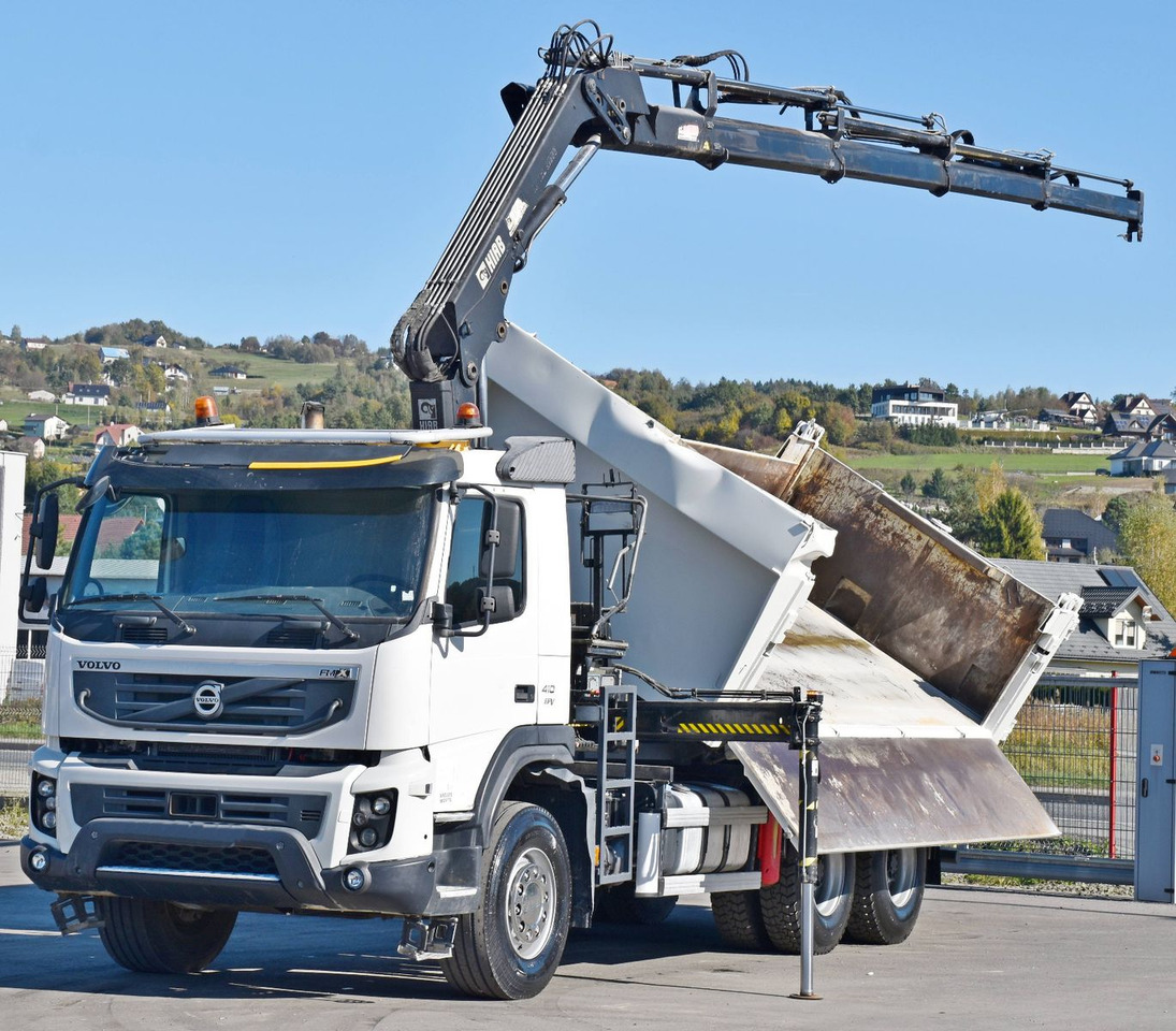 Volvo FMX 410 Kipper 5,20m*HIAB 122 D-4 HIDUO/FUNK*6x4 - Camión volquete: foto 3 Volvo FMX 410 Kipper 5,20m*HIAB 122 D-4 HIDUO/FUNK*6x4 - Camión volquete: foto 3