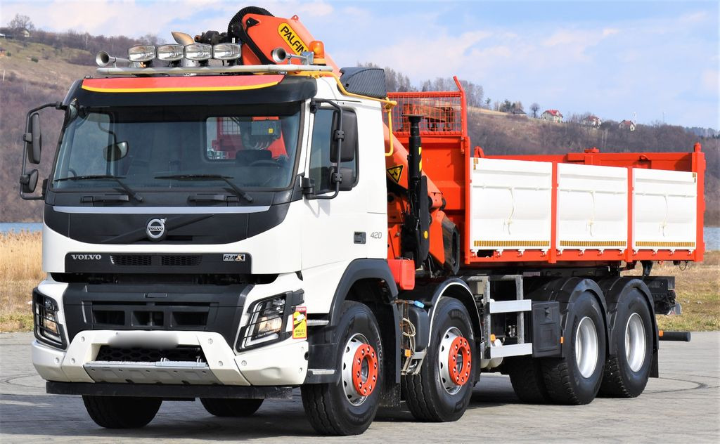 Volvo FMX 420 Kipper 6,20m *PK 1850 2 - SH B*FUNK/8x4 - Camión grúa, Camión volquete: foto 3 Volvo FMX 420 Kipper 6,20m *PK 1850 2 - SH B*FUNK/8x4 - Camión grúa, Camión volquete: foto 3