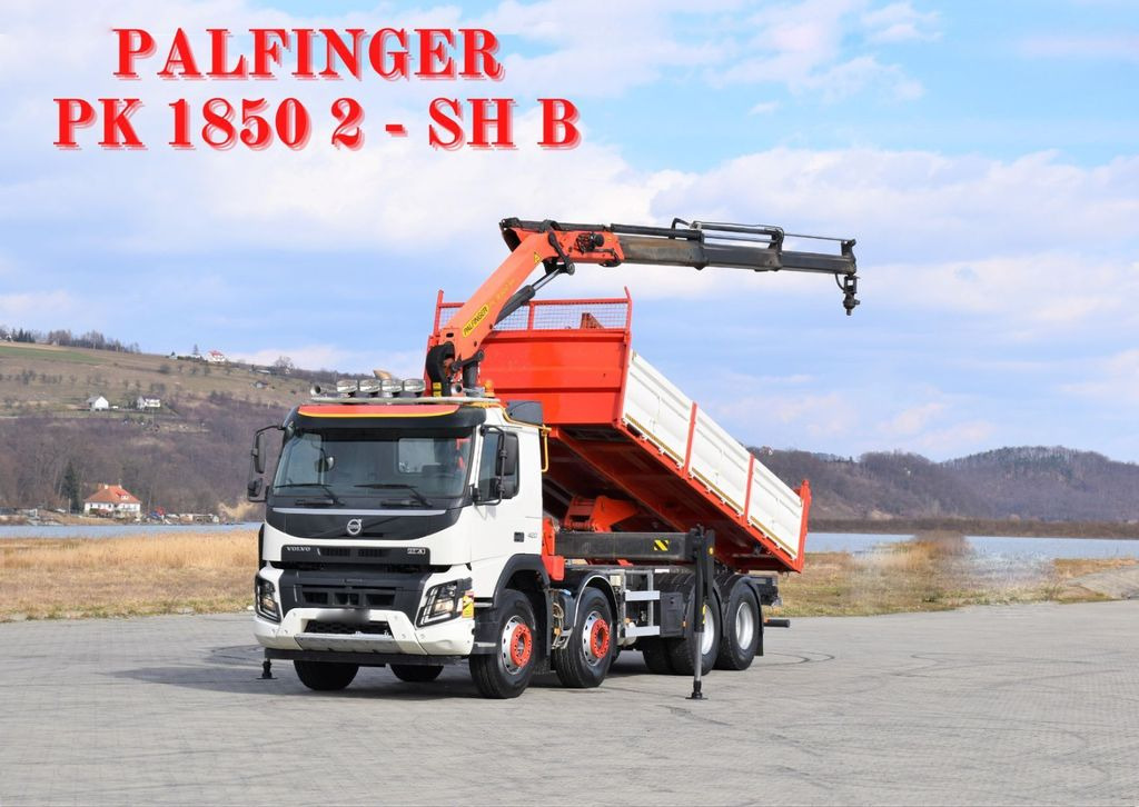 Volvo FMX 420 Kipper 6,20m *PK 1850 2 - SH B*FUNK/8x4 - Camión grúa, Camión volquete: foto 1 Volvo FMX 420 Kipper 6,20m *PK 1850 2 - SH B*FUNK/8x4 - Camión grúa, Camión volquete: foto 1