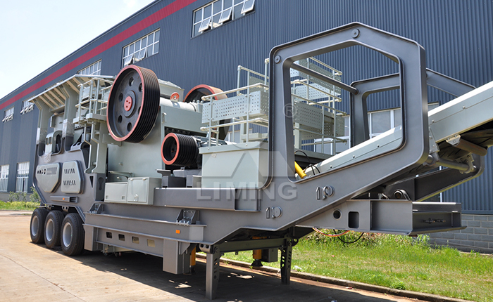 Liming Mobile Station Gravel Crusher - Trituradora de mandíbula: foto 1 Liming Mobile Station Gravel Crusher - Trituradora de mandíbula: foto 1