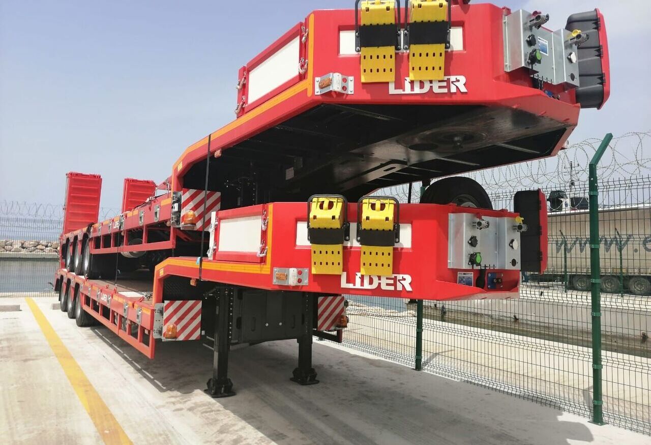 Semirremolque góndola rebajadas para transporte de equipos pesados LIDER 2025  READY IN STOCK 50 TONS CAPACITY LOWBED: foto 16