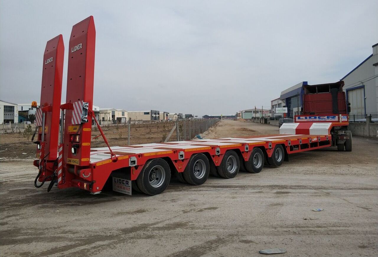 Semirremolque góndola rebajadas para transporte de equipos pesados LIDER 2025  READY IN STOCK 50 TONS CAPACITY LOWBED: foto 10