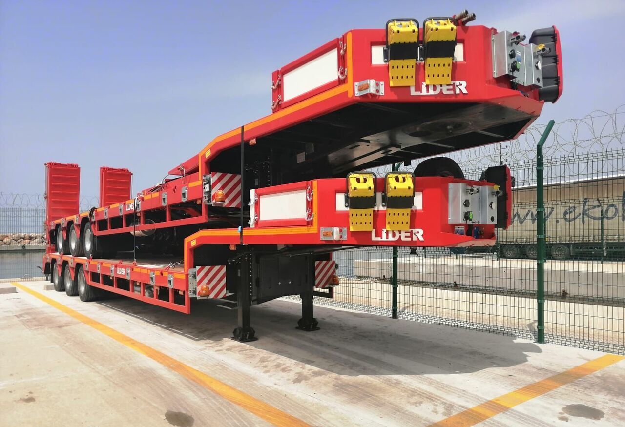 Semirremolque góndola rebajadas para transporte de equipos pesados LIDER 2025  READY IN STOCK 50 TONS CAPACITY LOWBED: foto 9