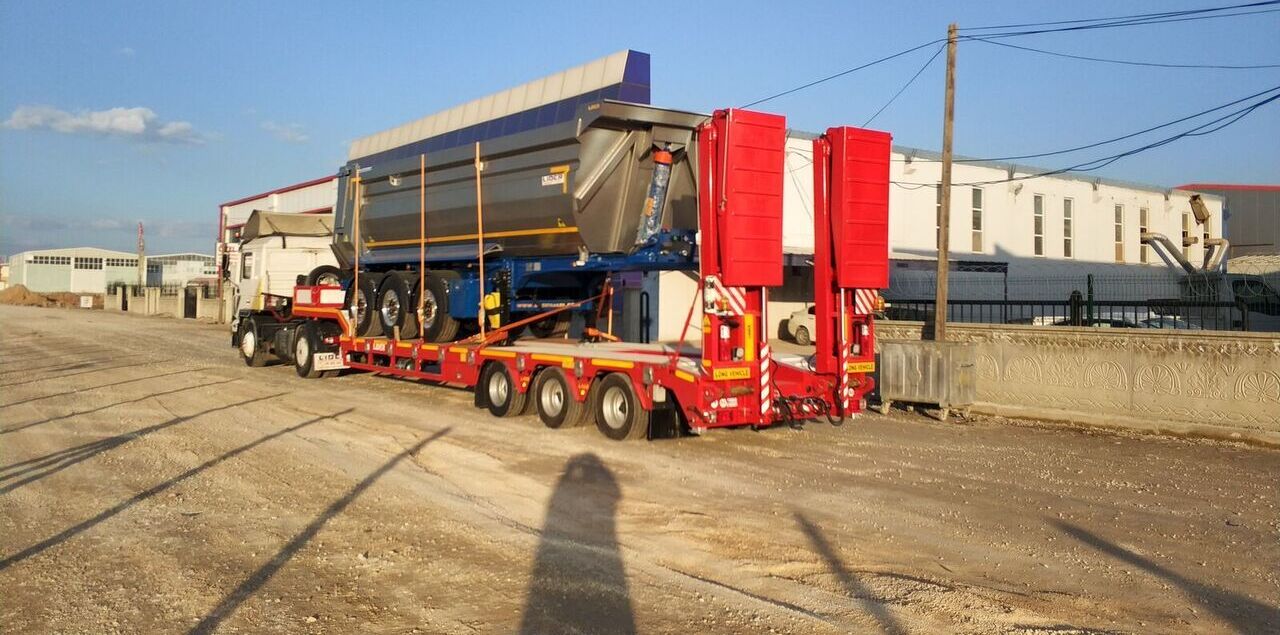 Semirremolque góndola rebajadas para transporte de equipos pesados LIDER 2025  READY IN STOCK 50 TONS CAPACITY LOWBED: foto 14