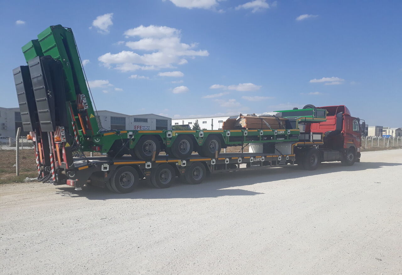 Semirremolque góndola rebajadas para transporte de equipos pesados LIDER 2025  READY IN STOCK 50 TONS CAPACITY LOWBED: foto 7