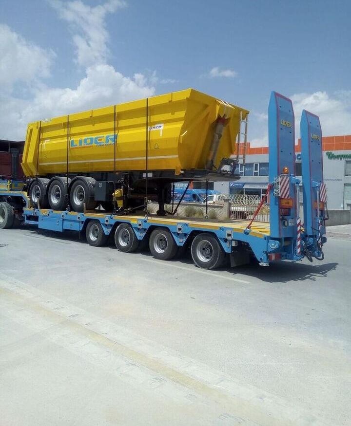 Semirremolque góndola rebajadas para transporte de equipos pesados LIDER 2025 model new directly from manufacturer company available stock: foto 9