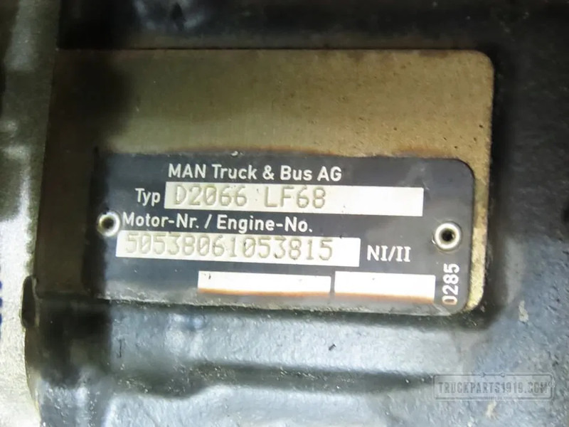 MAN 51.01100.6380 | Motor D2066LF68 Euro6 - Motor para Camión: foto 3 MAN 51.01100.6380 | Motor D2066LF68 Euro6 - Motor para Camión: foto 3