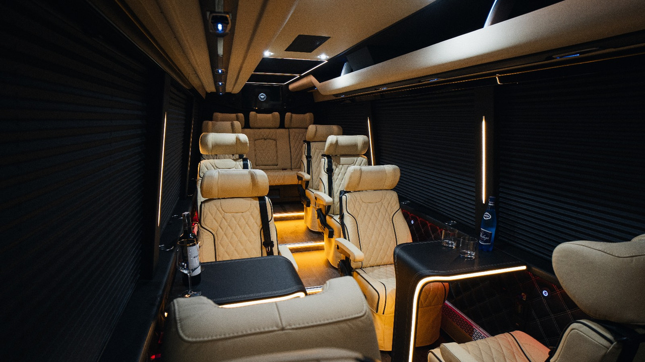 Minibús, Furgoneta de pasajeros Mercedes Sprinter 519 Busconcept VIP 13 Sitze: foto 7