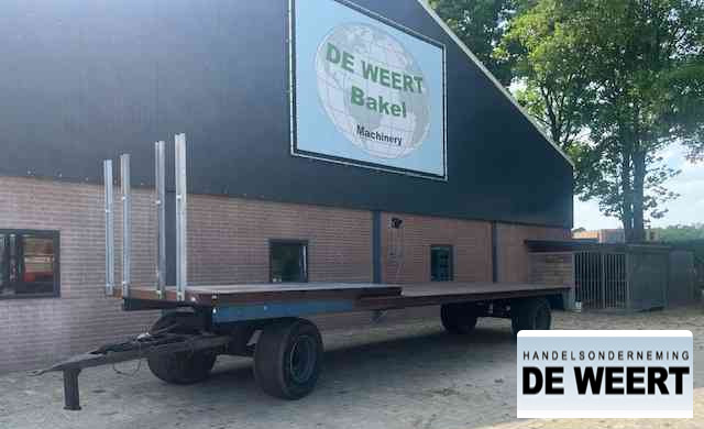 Balenwagen , landbouw wagen - Remolque plataforma/ Caja abierta: foto 1 Balenwagen , landbouw wagen - Remolque plataforma/ Caja abierta: foto 1