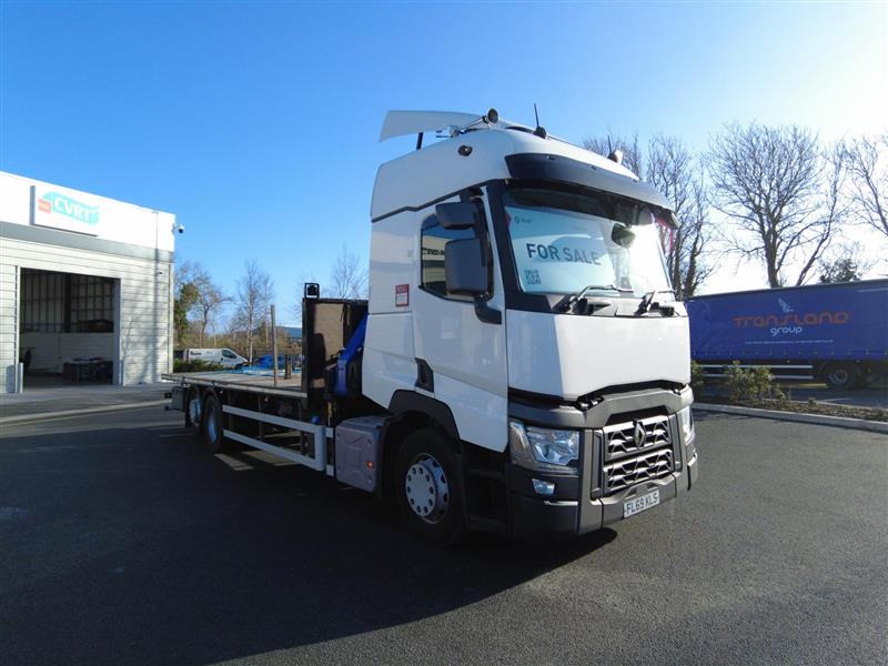 2019 Renault T 380 Rigid Crane Truck - Camión caja abierta, Camión grúa: foto 1 2019 Renault T 380 Rigid Crane Truck - Camión caja abierta, Camión grúa: foto 1