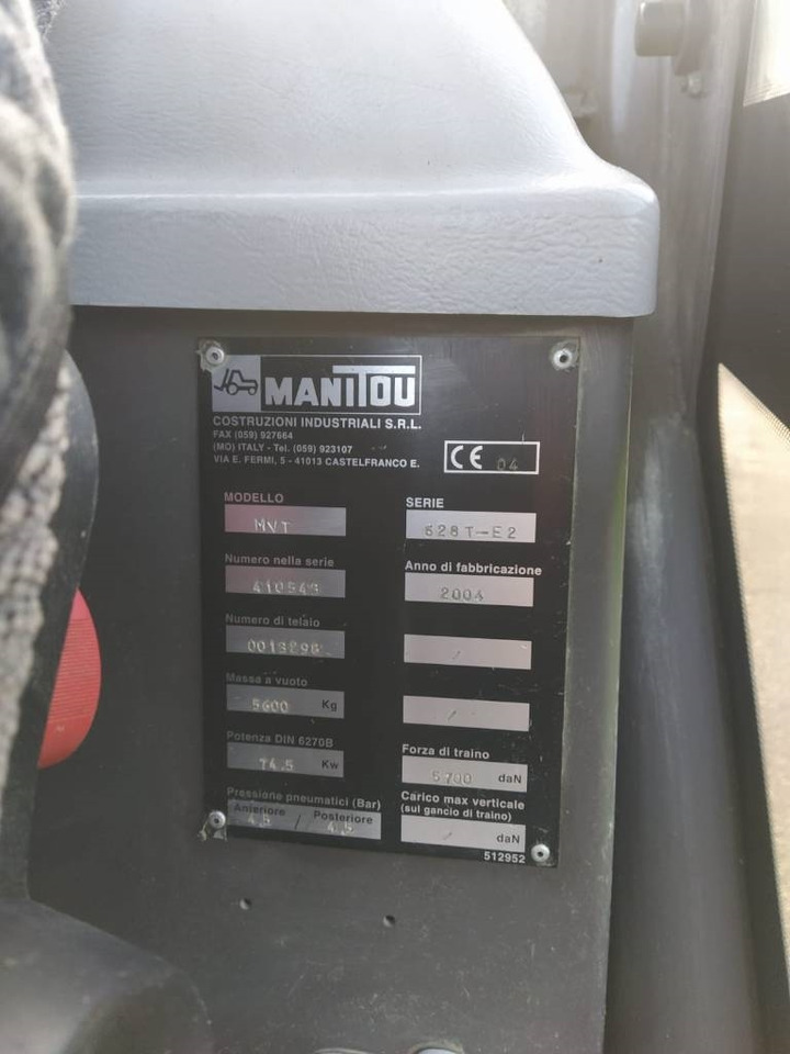Manitou MVT 628 - Manipulador telescópico: foto 4 Manitou MVT 628 - Manipulador telescópico: foto 4