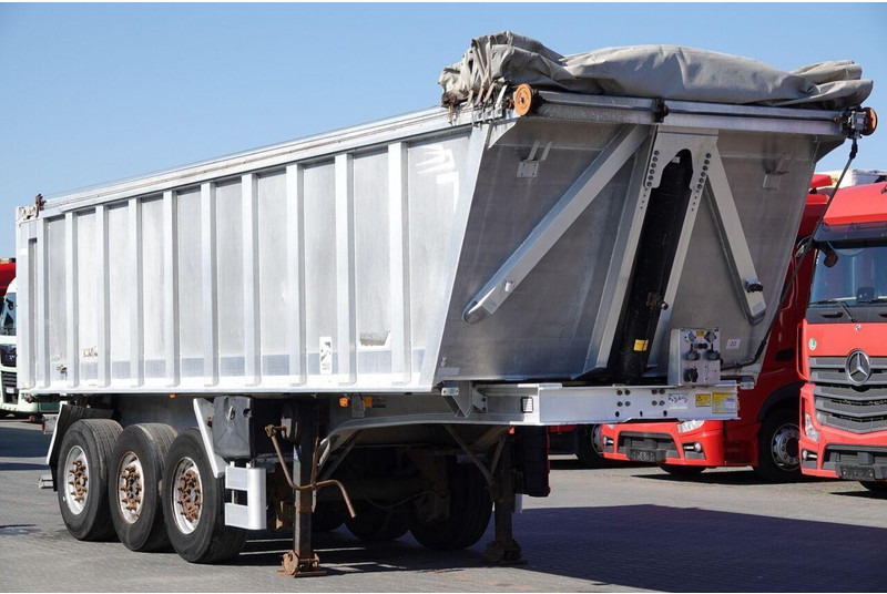 Benalu WYWROTKA ALUMINIOWA 28 M3 / OŚ PODNOSZONA / WAGA 5100 KG - Semirremolque volquete: foto 1 Benalu WYWROTKA ALUMINIOWA 28 M3 / OŚ PODNOSZONA / WAGA 5100 KG - Semirremolque volquete: foto 1