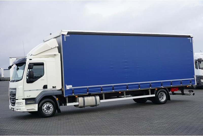 DAF LF / 260 / ACC / E 6 / FIRANKA / 21 PALETY / DŁ. 8,5 M / ŁAD. 87 - Camión lona: foto 3 DAF LF / 260 / ACC / E 6 / FIRANKA / 21 PALETY / DŁ. 8,5 M / ŁAD. 87 - Camión lona: foto 3