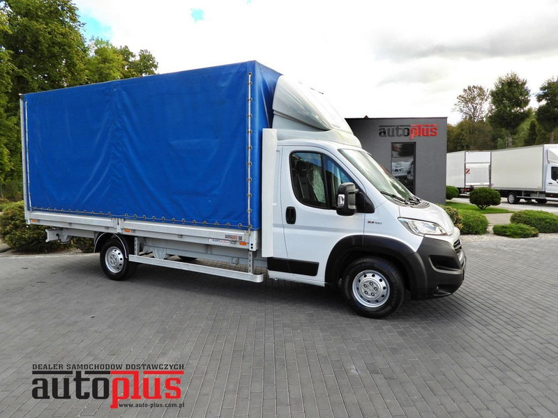 Fiat DUCATO PLANDEKA 10 PALET TEMPOMAT LEDY KLIMATYZACJA 180KM [ L07 - Furgoneta con lona: foto 1 Fiat DUCATO PLANDEKA 10 PALET TEMPOMAT LEDY KLIMATYZACJA 180KM [ L07 - Furgoneta con lona: foto 1