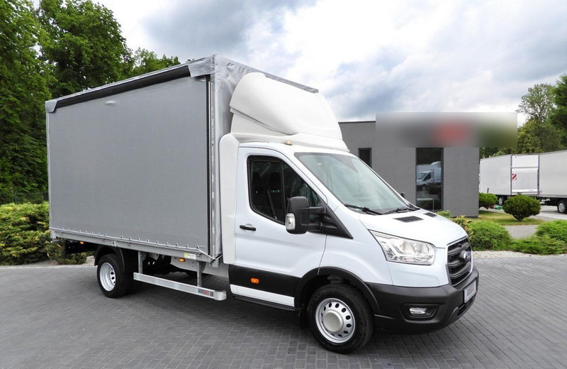 Ford Transit PLANDEKA 8 PALET TEMPOMAT LEDY BLIŹNIACZE KOŁA KLIMATYZ - Furgoneta con lona: foto 1 Ford Transit PLANDEKA 8 PALET TEMPOMAT LEDY BLIŹNIACZE KOŁA KLIMATYZ - Furgoneta con lona: foto 1