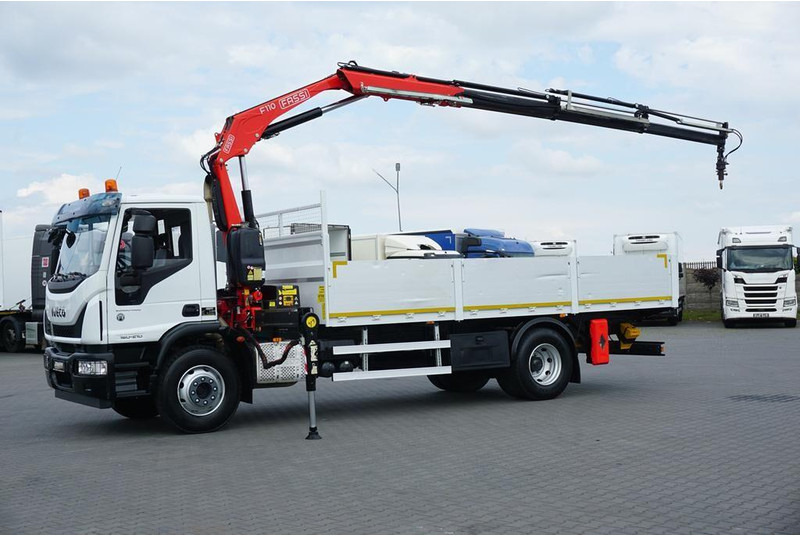Iveco EUROCARGO / 160-21 / SKRZYNIOWY + HDS / FASSI F110 / ROTATOR / P - Furgoneta caja abierta: foto 4 Iveco EUROCARGO / 160-21 / SKRZYNIOWY + HDS / FASSI F110 / ROTATOR / P - Furgoneta caja abierta: foto 4