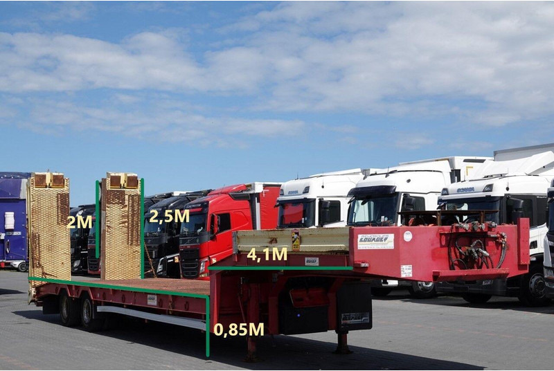 Louault LAWETA NISKOPODWOZIOWA / NAJAZDY HYDRAULICZNE / WCIĄGARKA / 2 OS - Semirremolque góndola rebajadas: foto 2 Louault LAWETA NISKOPODWOZIOWA / NAJAZDY HYDRAULICZNE / WCIĄGARKA / 2 OS - Semirremolque góndola rebajadas: foto 2