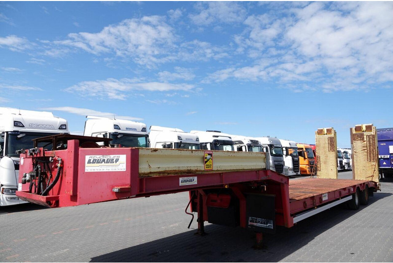 Louault LAWETA NISKOPODWOZIOWA / NAJAZDY HYDRAULICZNE / WCIĄGARKA / 2 OS - Semirremolque góndola rebajadas: foto 5 Louault LAWETA NISKOPODWOZIOWA / NAJAZDY HYDRAULICZNE / WCIĄGARKA / 2 OS - Semirremolque góndola rebajadas: foto 5